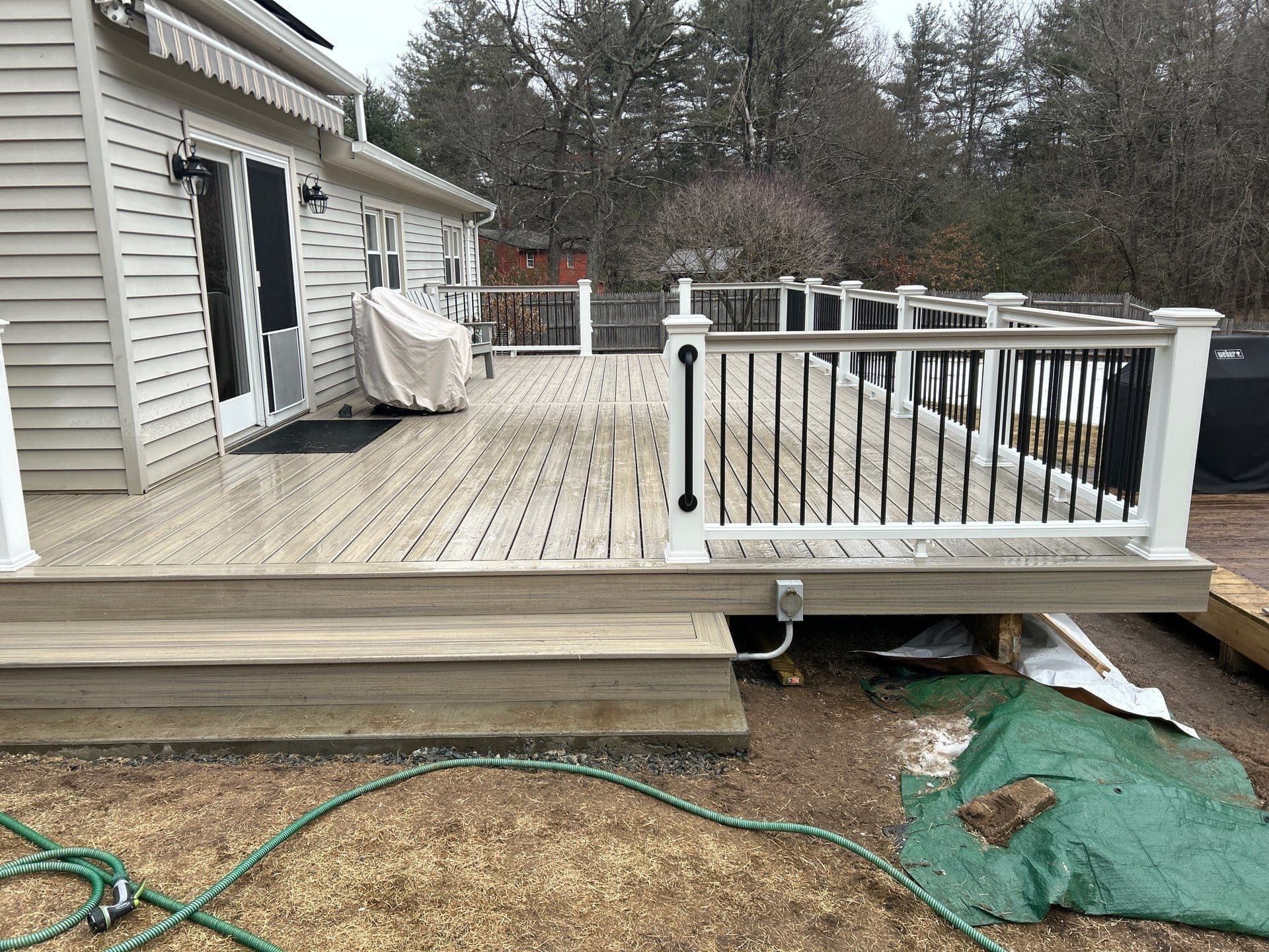 Outdoor living project for a Connecticut home in New Hartford