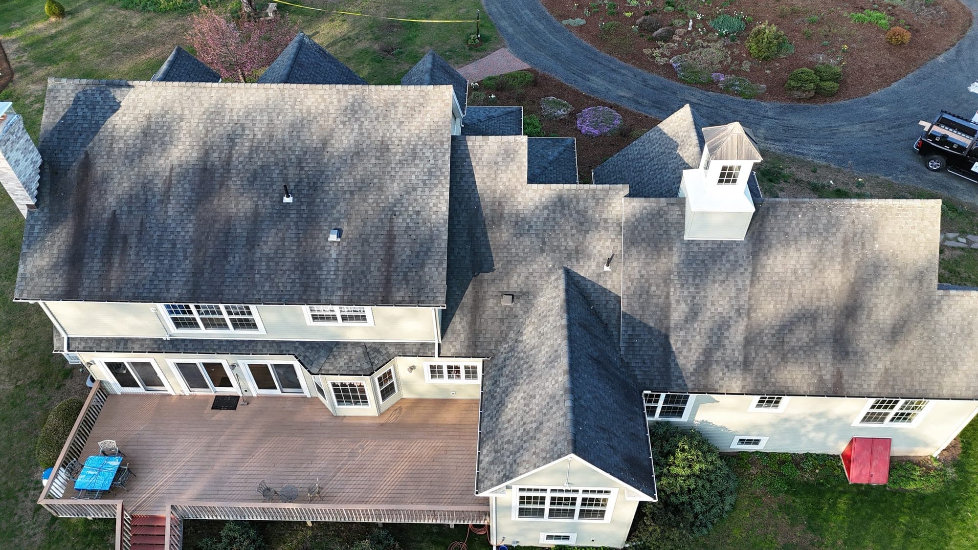 Storm-worn roof documented for a Connecticut insurance claim