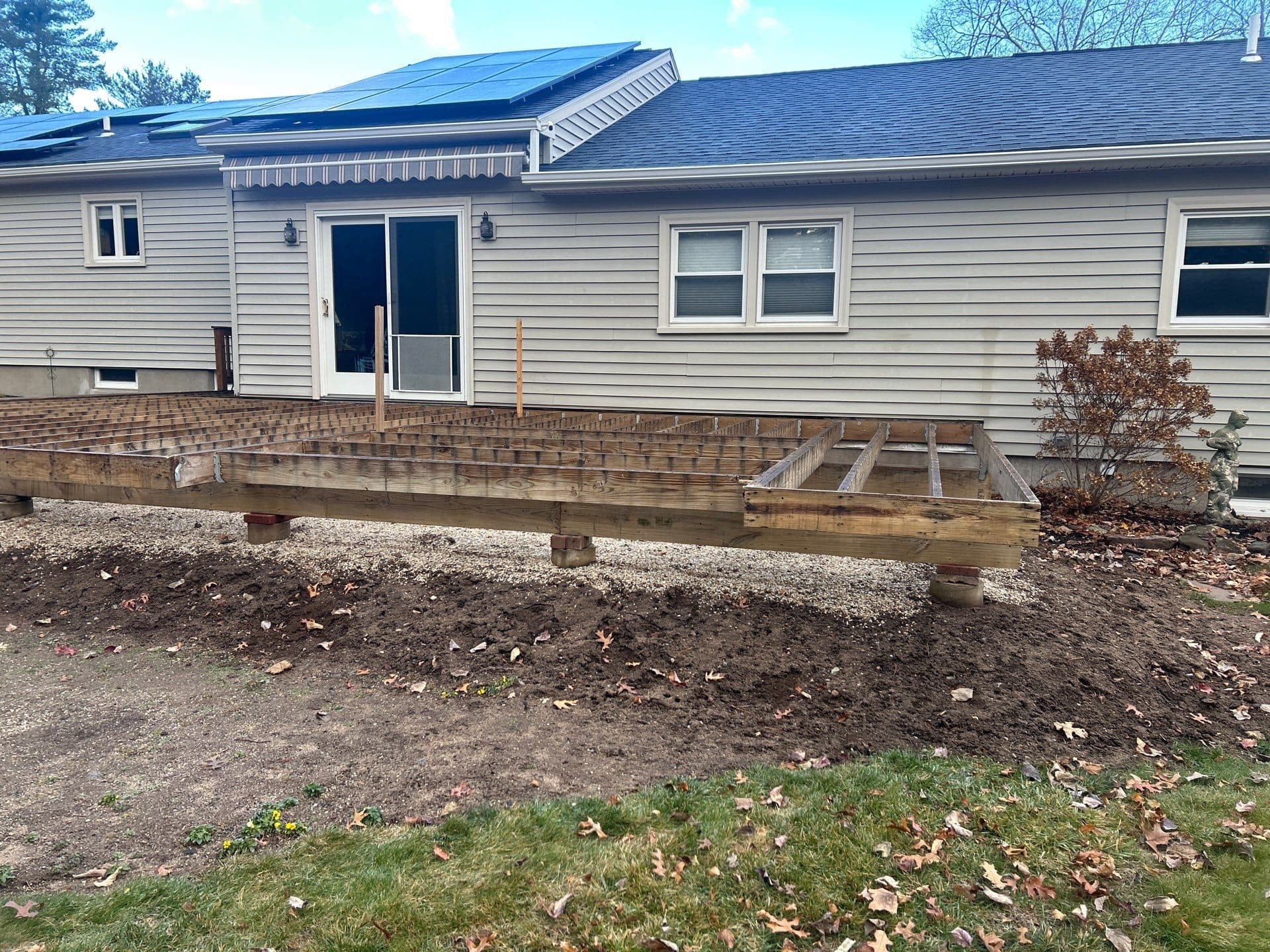 Connecticut home exterior with fresh siding and trim transitions